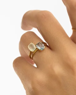 ANILLO BEATRIZ CALCEDONIA SILVER