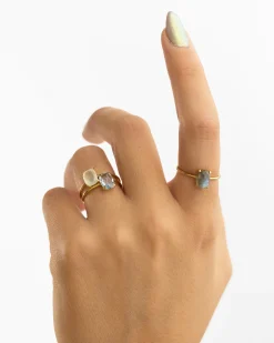 ANILLO BEATRIZ LABRADORITE SILVER