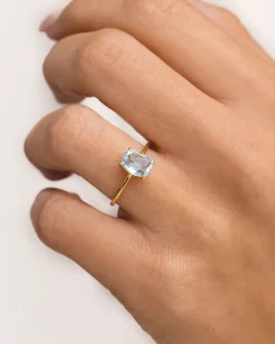 ANILLO BEATRIZ TOPAZ SILVER