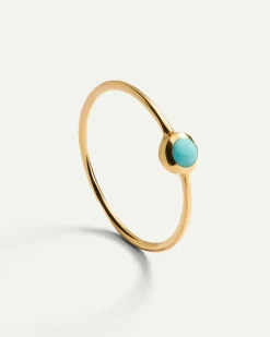 ANILLO TURQUESA GOLD