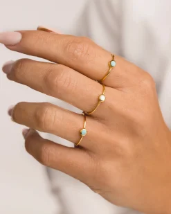 ANILLO TURQUESA GOLD