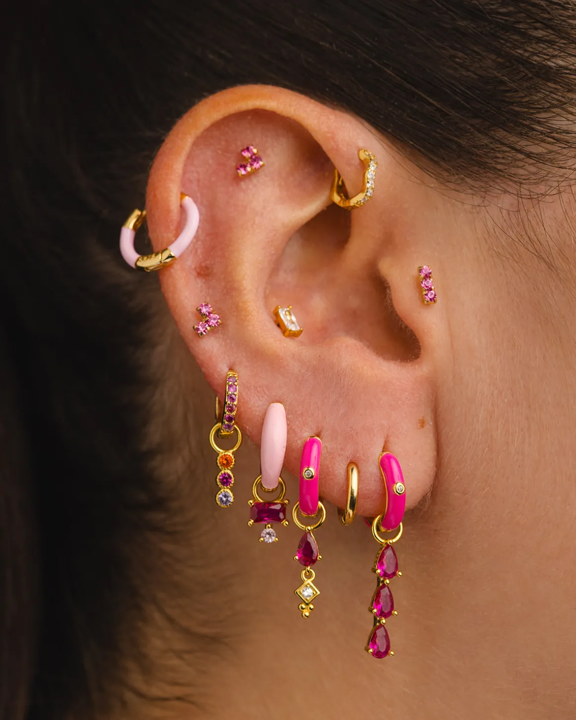 CHARM CHERRY PINK GOLD