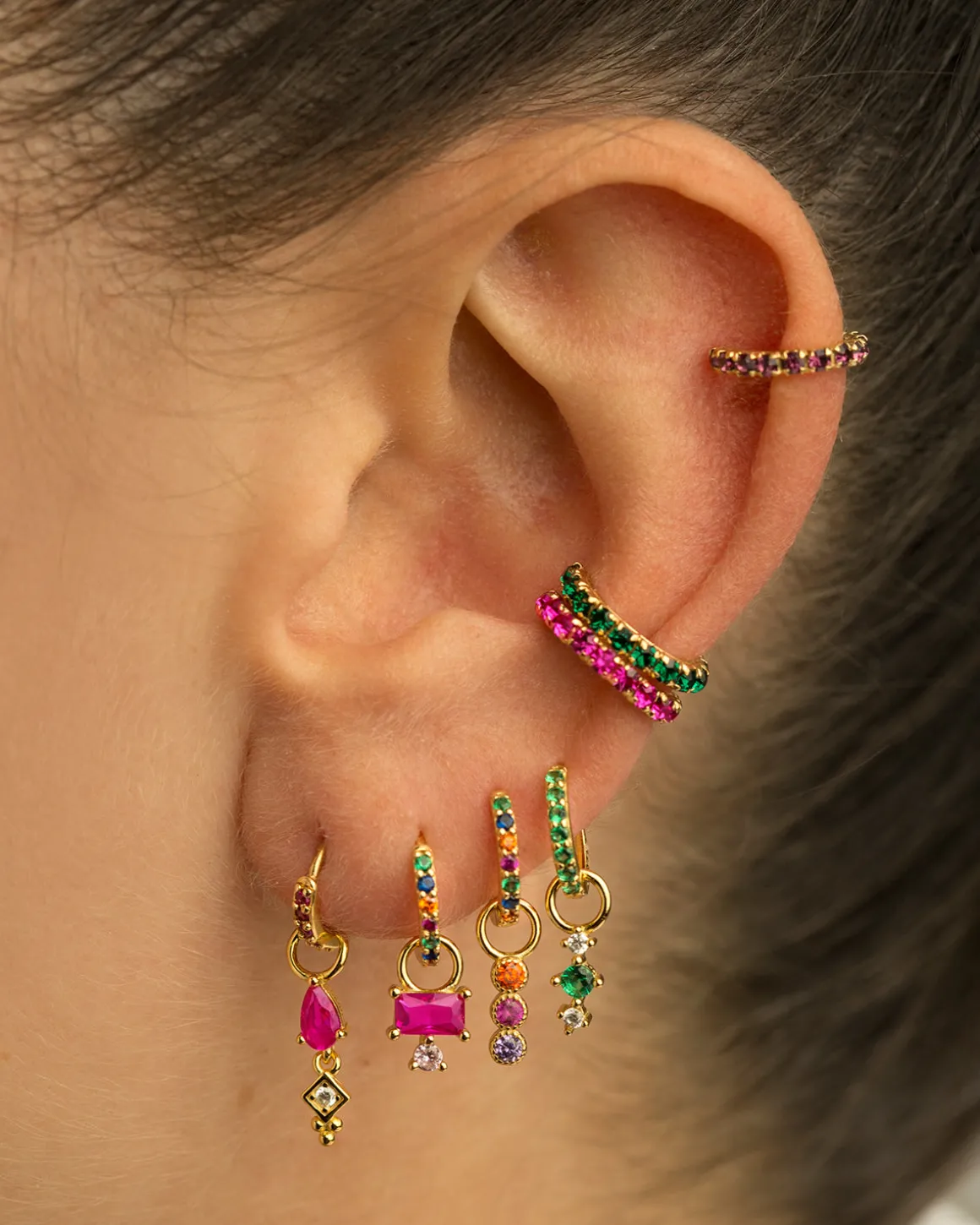 CHARM CHERRY PINK GOLD