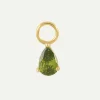 CHARM DROPS GREEN GOLD