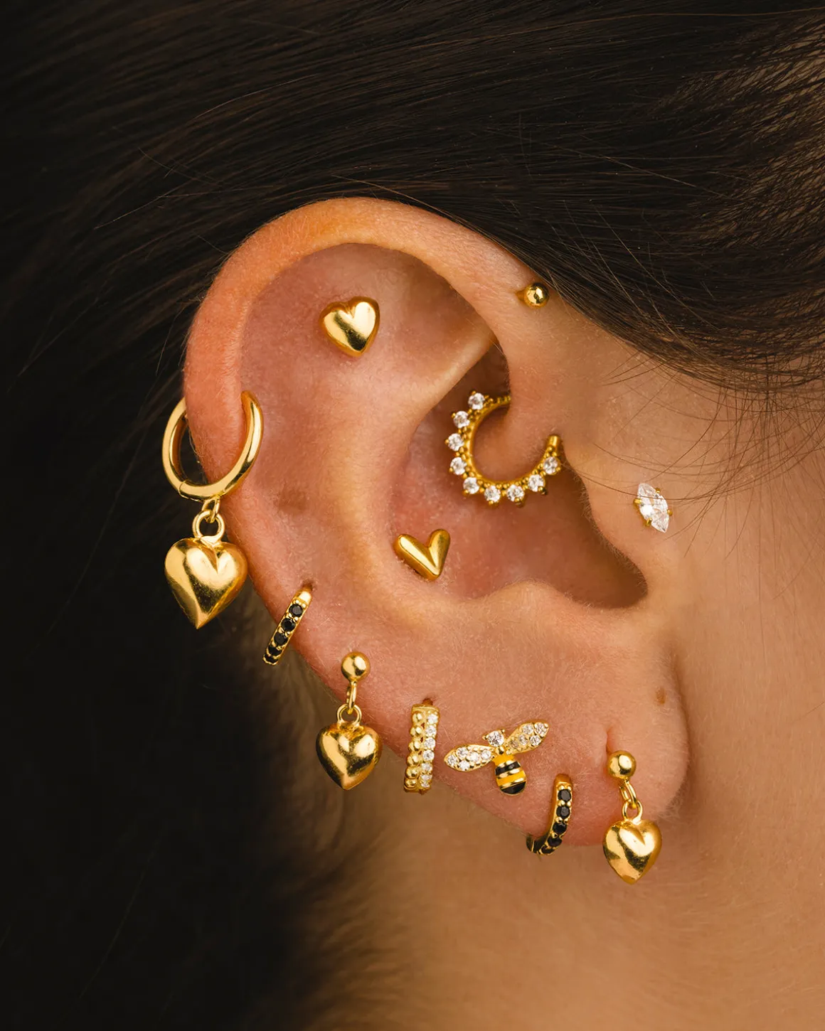 PENDIENTES ALMA DOT SILVER