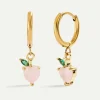 PENDIENTES APPLE ROSE