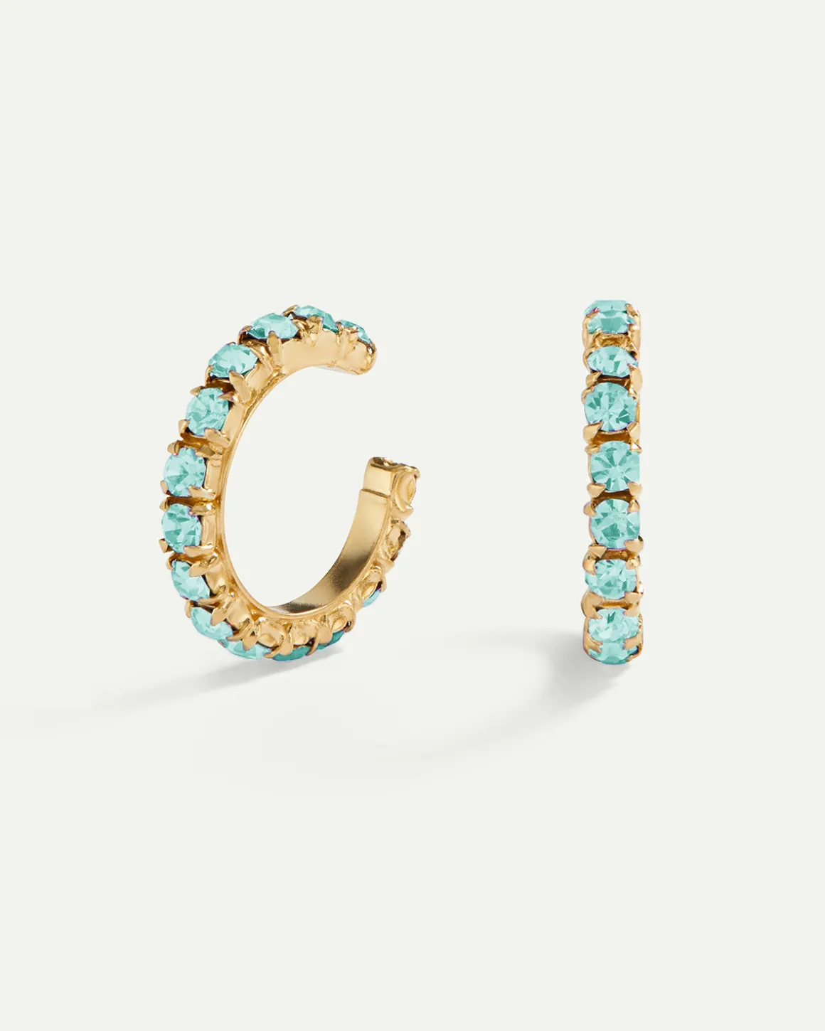 PENDIENTES ARLA BLUE LIGHT GOLD