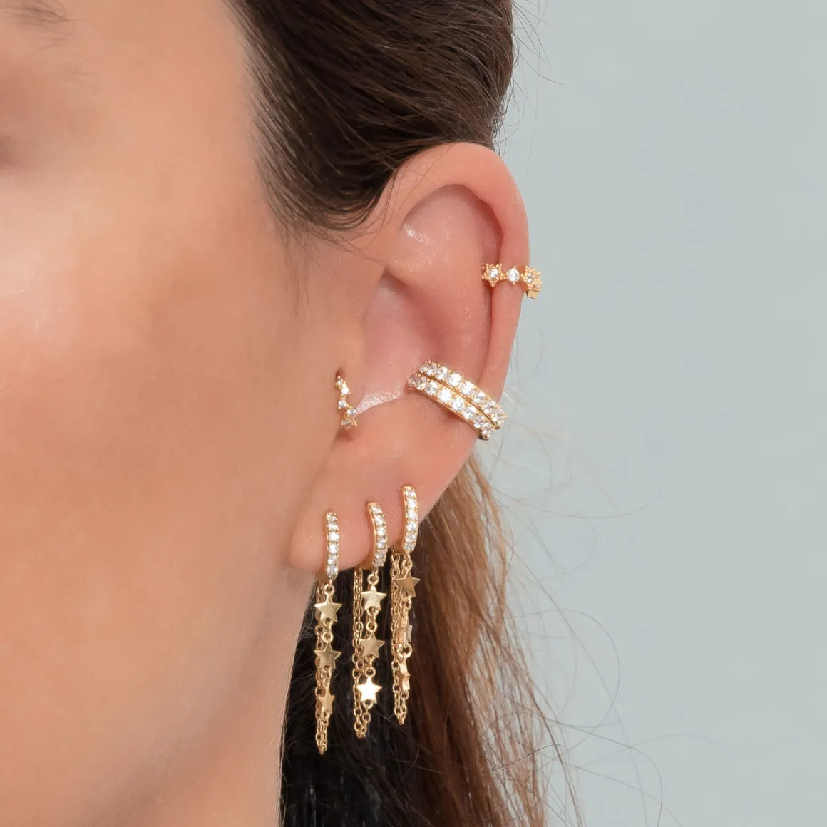 PENDIENTES ARLA GOLD