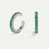PENDIENTES ARLA GREEN SILVER