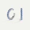 PENDIENTES ARLA MINI BLUE SILVER