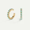PENDIENTES ARLA MINI BLUE LIGHT GOLD