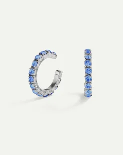 PENDIENTES ARLA MINI BLUE SILVER