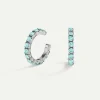 PENDIENTES ARLA MINI BLUE LIGHT SILVER