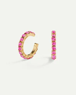 PENDIENTES ARLA MINI PINK GOLD