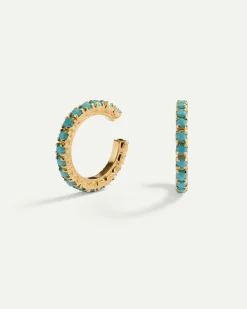 PENDIENTES ARLA MINI TURQUOISE GOLD
