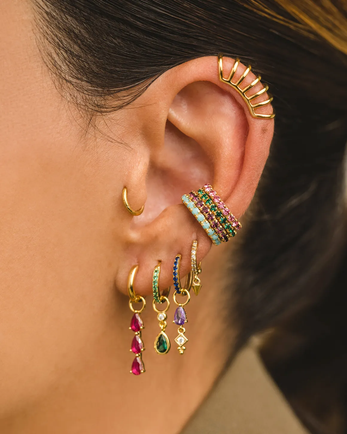 PENDIENTES ARLA PINK SILVER