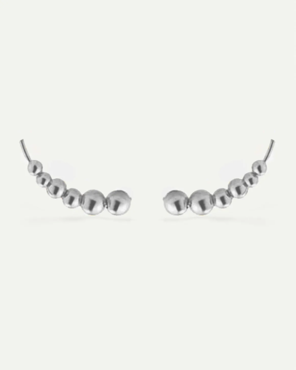 PENDIENTES BALLS MAXI SILVER