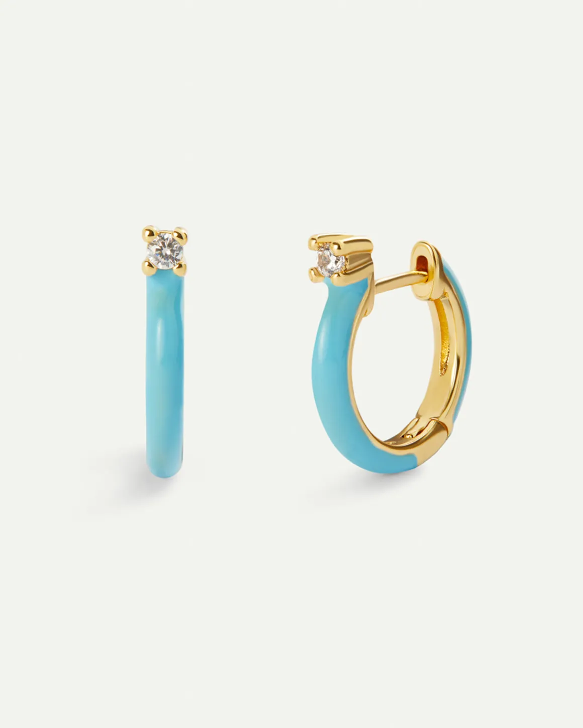 PENDIENTES CERES BLUE GOLD
