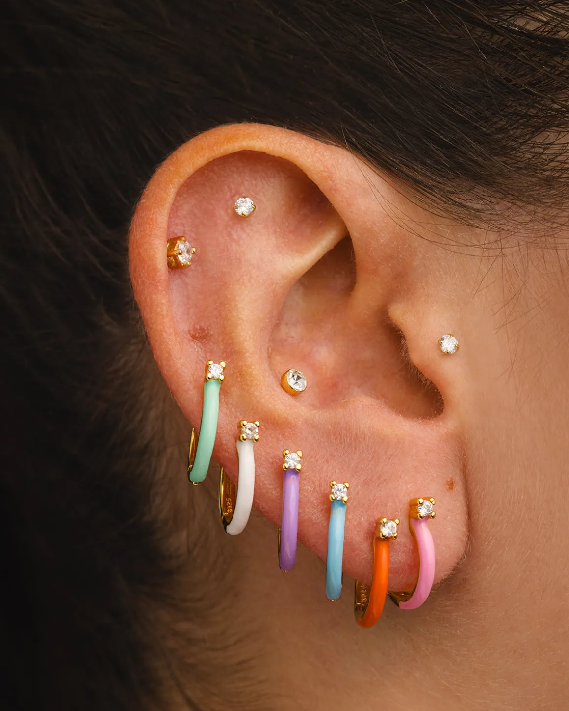 PENDIENTES CERES CELESTE GOLD
