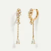 PENDIENTES CHAMPAGNE GOLD