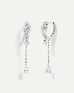 PENDIENTES CHAMPAGNE SILVER