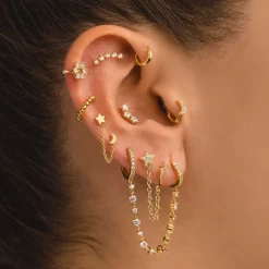 PENDIENTES CIRA GOLD