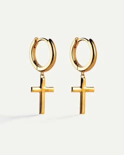 PENDIENTES CROIX GOLD