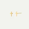 PENDIENTES CROIX MINI GOLD
