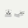 PENDIENTES CUBIC M SILVER