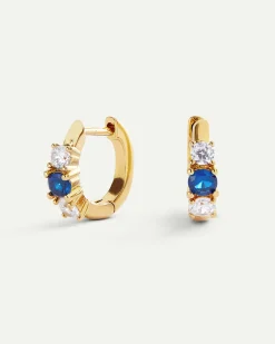 PENDIENTES DANA BLUE GOLD