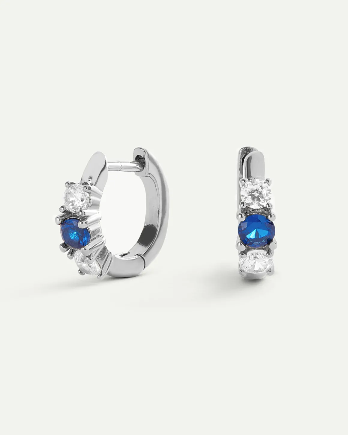 PENDIENTES DANA BLUE SILVER