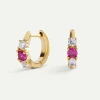 PENDIENTES DANA PINK GOLD