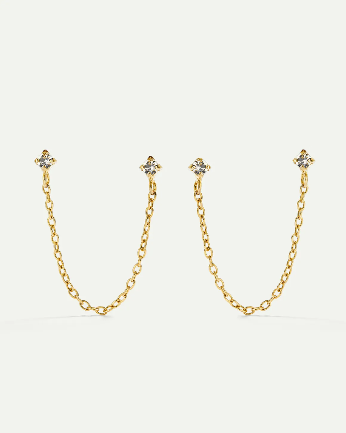 PENDIENTES DIMMER CHAIN GOLD