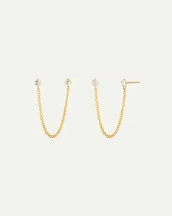 PENDIENTES DIMMER CHAIN GOLD