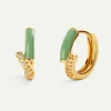 PENDIENTES ELDA GREEN GOLD