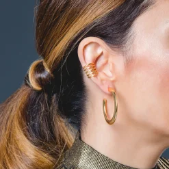 PENDIENTES ELEKTRA GOLD