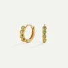PENDIENTES ELI GREEN MINI GOLD