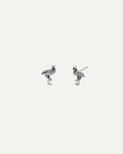 PENDIENTES FLAMINGO SILVER