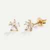 PENDIENTES FLOWER GOLD