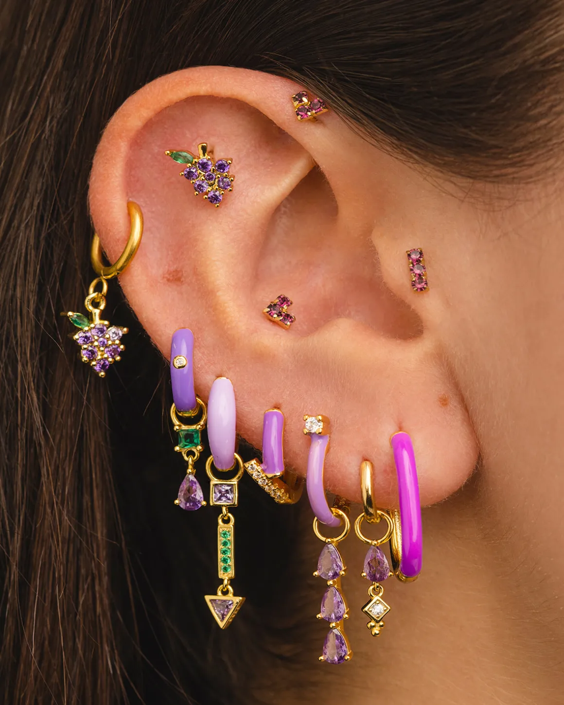 PENDIENTES GRAPES