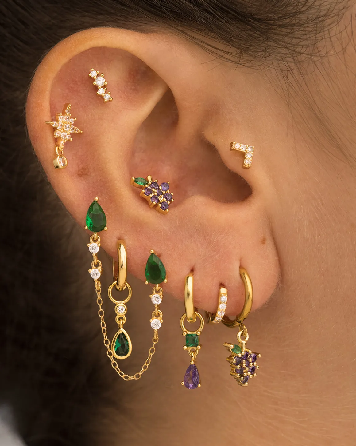 PENDIENTES GRAPES
