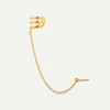 PENDIENTES HARI CHAIN BALL GOLD