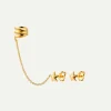 PENDIENTES HARI CHAIN STAR DUO GOLD