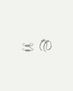PENDIENTES HARI TWIST SILVER