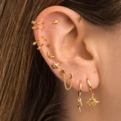 PENDIENTES HARI TWIST SILVER