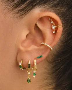 PENDIENTES HOOPS BRIGHT GOLD