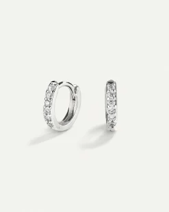PENDIENTES HOOPS BRIGHT SILVER