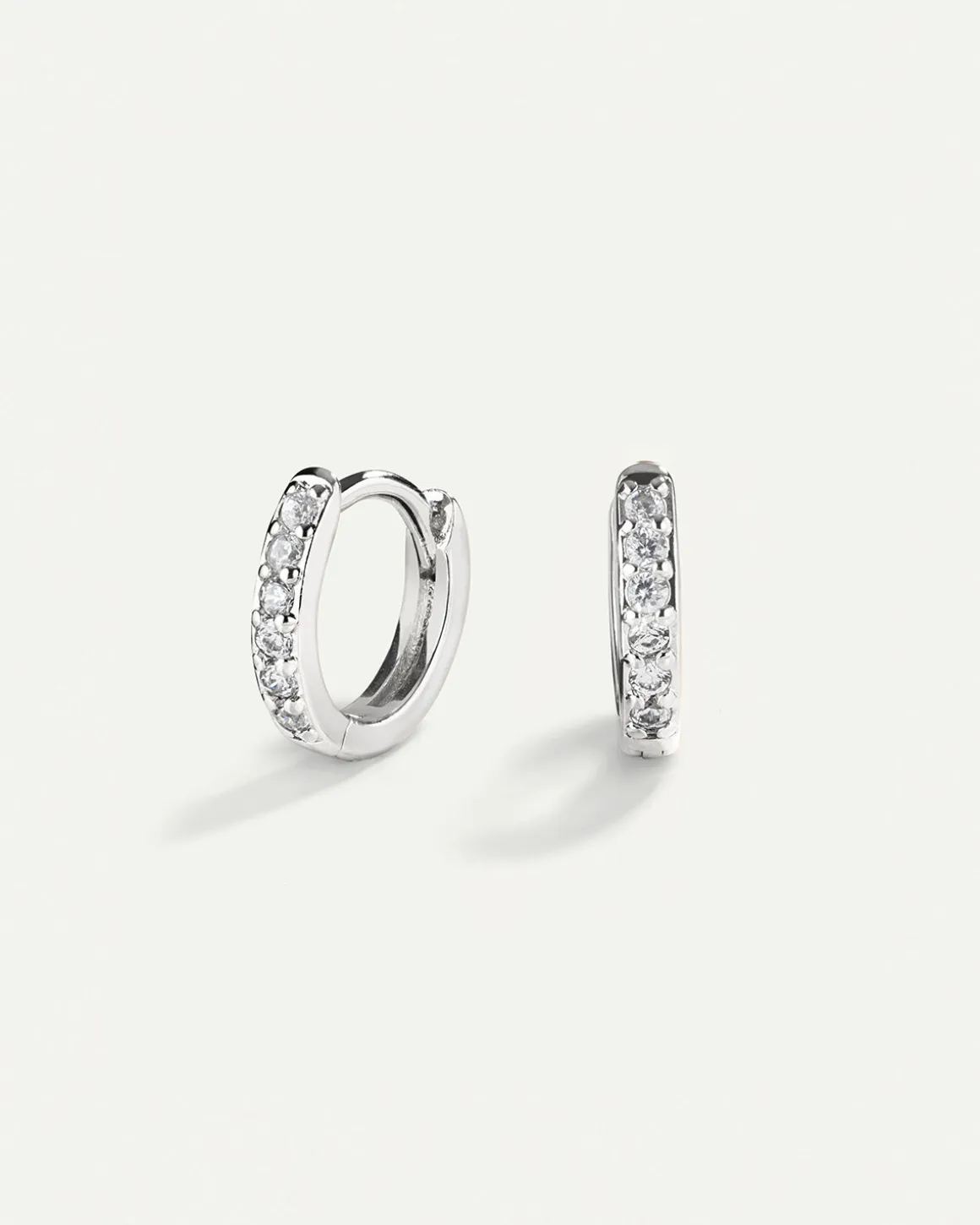 PENDIENTES HOOPS BRIGHT SILVER