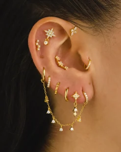 PENDIENTES HOOPS GOLD