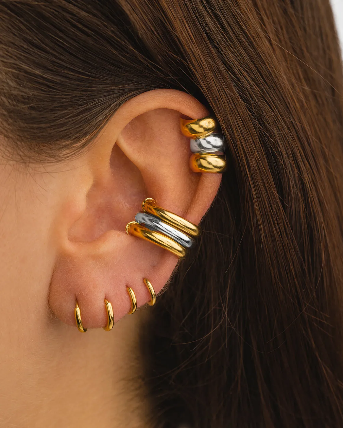 PENDIENTES HOOPS GOLD
